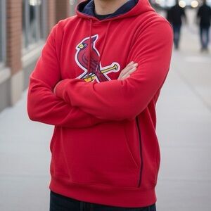 CARDINALS Men’s Majestic Sports Casual Pullover Hoodie